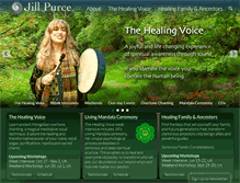 Tablet Screenshot of healingvoice.com